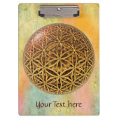 Blume des Lebens / Blume des Lebens - Ballgitter G Klemmbrett (Vorderseite)