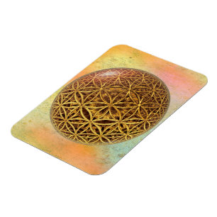 Blume des Lebens / Blume des Lebens - Ballgitter G Magnet