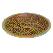 Blume des Lebens / Blume des Lebens - Ballgitter G Schneidebrett (Ecke)