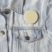 Blume des Lebens / Blume des Lebens - goldenes Mus Button (Beispiel)