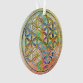 Blume des Lebens / Blume des Lebens - goldfarben Ornament (Vorderseite)