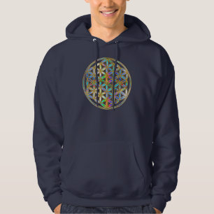 Blume des Lebens / Blume des Lebens - goldfarbig Hoodie