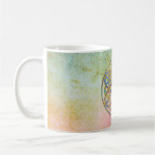 Blume des Lebens / Blume des Lebens - goldfarbig Kaffeetasse (Links)