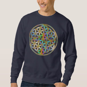 Blume des Lebens / Blume des Lebens - goldfarbig Sweatshirt