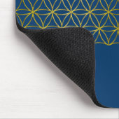 Blume des Lebens / Blume des Lebens - Gratgold Mousepad (Ecke)