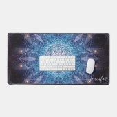 Blume des Lebens | Blume des Lebens-Heiliges Unive Schreibtischunterlage (Tastatur & Maus)