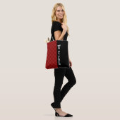 Blume des Lebens / Blume des Lebens - Muster rot Tasche (Am Model)