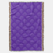 Blume des Lebens / Blume des Lebens - Muster viole Decke (Vorderseite Vertikal)