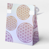 Blume des Lebens / Blume des Lebens - Muster viole Geschenkschachtel (Rückseite)