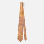 Blume des Lebens / Blume des Lebens - Muster viole Krawatte (Vorderseite)