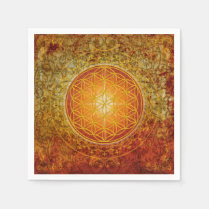 Blume des Lebens / Blume des Lebens - Ornament III Serviette