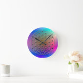 Blume des Lebens Blume des Lebens Romantik Runde Wanduhr (Zuhause)