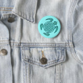 Blume des Lebens / Blume des Lebens Schildkröte Button (Beispiel)