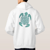 Blume des Lebens / Blume des Lebens Schildkröte Hoodie (Rückseite)