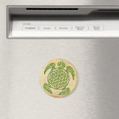 Blume des Lebens / Blume des Lebens - Schildkröte Magnet (In Situ (Geschirrspüler))