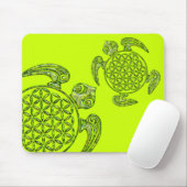 Blume des Lebens / Blume des Lebens - Schildkröte Mousepad (Mit Mouse)