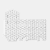 Blume des Lebens / Blume des Lebens - Silbermuster Geschenkschachtel (Ungefaltet)