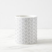 Blume des Lebens / Blume des Lebens - Silbermuster Kaffeetasse (Mittel)