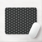 Blume des Lebens / Blume des Lebens - Silbermuster Mousepad (Mit Mouse)