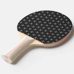Blume des Lebens / Blume des Lebens - Silbermuster Tischtennis Schläger