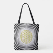 Blume des Lebens / Blume des Lebens Tasche (Rückseite)