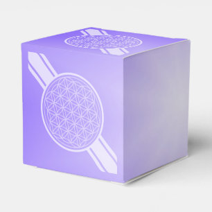 Blume des Lebens / Blume des Lebens - weißes Trans Geschenkschachtel