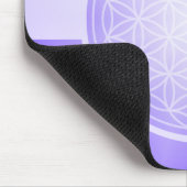 Blume des Lebens / Blume des Lebens - weißes Trans Mousepad (Ecke)