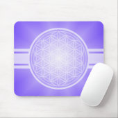 Blume des Lebens / Blume des Lebens - weißes Trans Mousepad (Mit Mouse)