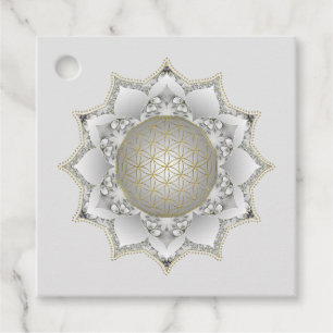 Blume des Lebens - Blüten Mandala 1 Geschenkanhänger