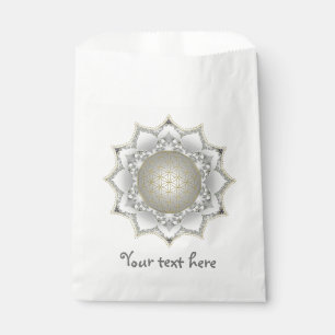 Blume des Lebens - Blüten Mandala 1 Geschenktütchen