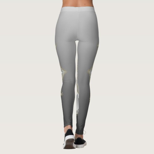 Blume des Lebens - Blüten Mandala 1 Leggings (Rückseite)