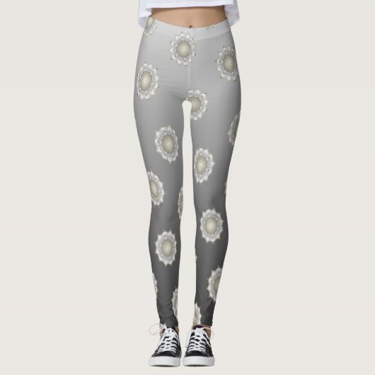 Blume des Lebens - Blüten Mandala 1 Leggings (Vorderseite)