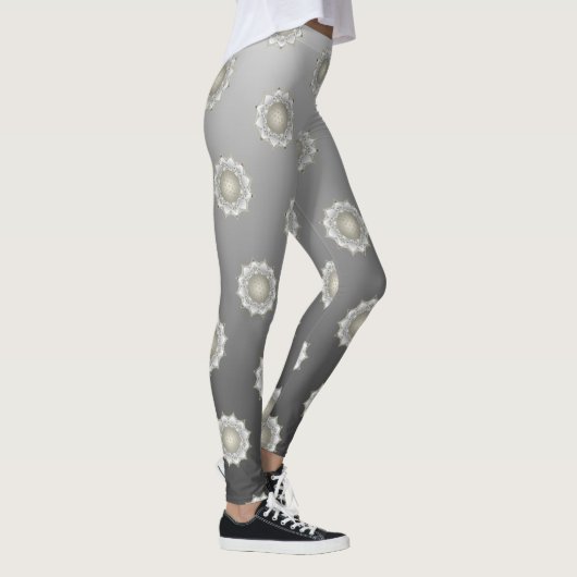 Blume des Lebens - Blüten Mandala 1 Leggings (Rechts)
