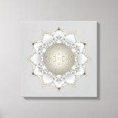 Blume des Lebens - Blüten Mandala 1 Leinwanddruck (Vorderseite)