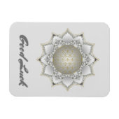 Blume des Lebens - Blüten Mandala 1 Magnet (Horizontal)