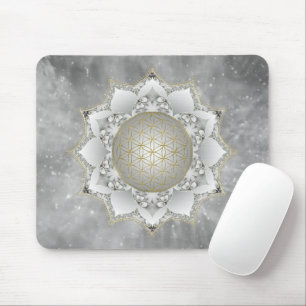 Blume des Lebens - Blüten Mandala 1 Mousepad