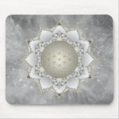 Blume des Lebens - Blüten Mandala 1 Mousepad (Vorne)