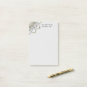 Blume des Lebens - Blüten Mandala 1 Post-it Klebezettel (Auf Schreibtisch)