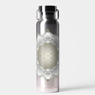 Blume des Lebens - Blüten Mandala 1 Trinkflasche