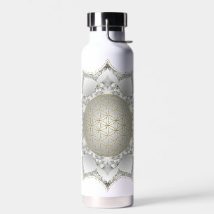 Blume des Lebens - Blüten Mandala 1 Trinkflasche