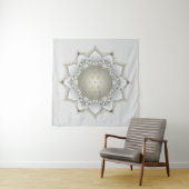 Blume des Lebens - Blüten Mandala 1 Wandteppich (Beispiel (Horizontal))