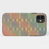 Blume des Lebens - Briefmarke Grunge Muster 1 Case-Mate iPhone Hülle (Rückseite (Horizontal))