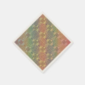 Blume des Lebens - Briefmarke Grunge Muster 1 Serviette (Ecke)