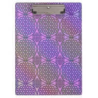 Blume des Lebens - Briefmarke Grunge Muster 3