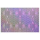 Blume des Lebens - Briefmarke Grunge Muster 3 Stoff (Fat Quarter (45,7 x 55,9 cm))