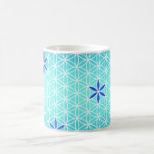 Blume des Lebens - Briefmarke - nahtloses Muster - Kaffeetasse (Mittel)