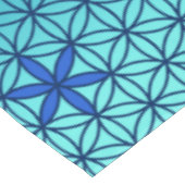 Blume des Lebens - Briefmarke - nahtloses Muster - Tischdecke (Schrägansicht)