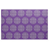Blume des Lebens - Briefmarkensilber + Ihr backg. Stoff (Fat Quarter (45,7 x 55,9 cm))