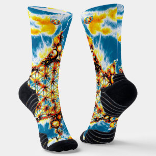 Blume des Lebens - Bunte Wege 5 Socken