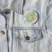 Blume des Lebens Button (Beispiel)